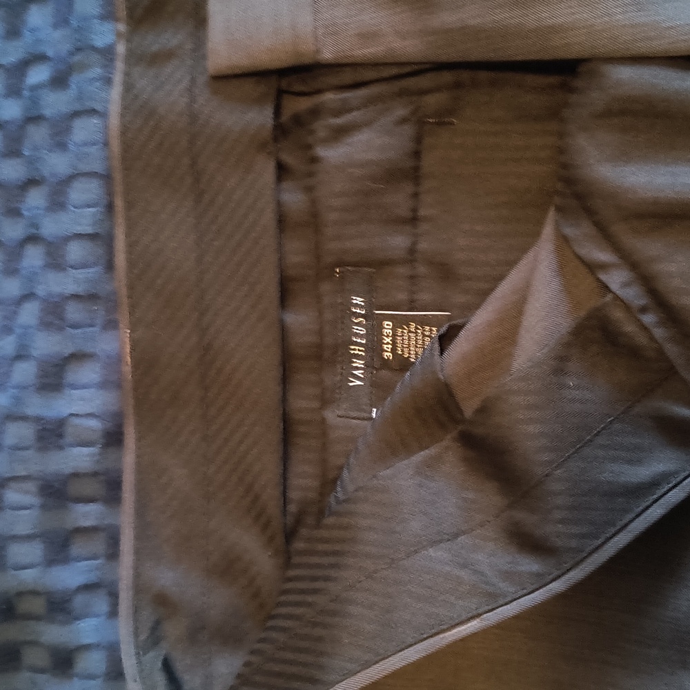Van Heusen Charcoal Suit Pants
